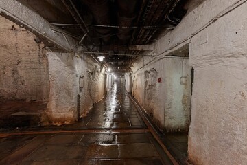 Underground tunnels and halls cellar