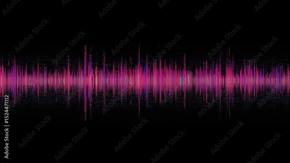 Aufkleber abstract digital data glitch background with colorful distortion lines and pixel noise. technology c