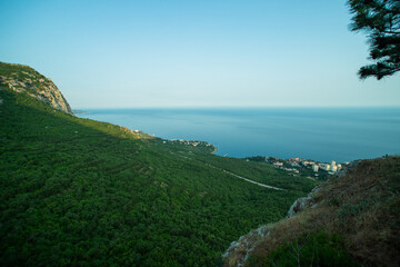 view of the coast of the sea
