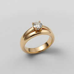 Wedding ring isolated on transparent background