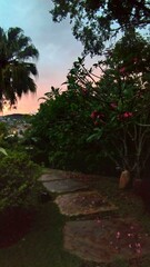 Path in the Garden at Dusk