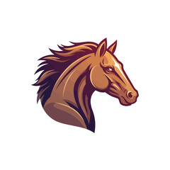 Horse Logo Template Vector icon illustration design