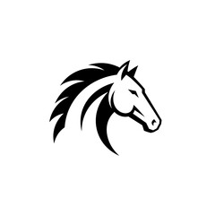 Horse Logo Template Vector icon illustration design