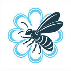 Honeybee Flight: Wing Petal Flower Shape