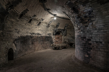 circular oven of a historic brick factory