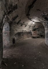 circular oven of a historic brick factory
