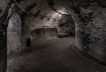 circular oven of a historic brick factory