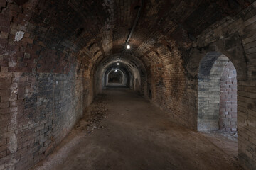 circular oven of a historic brick factory