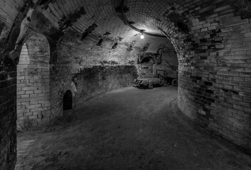 circular oven of a historic brick factory