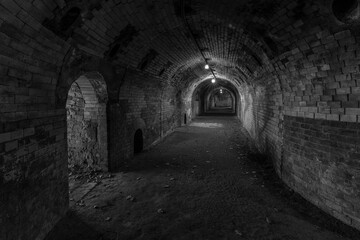 circular oven of a historic brick factory