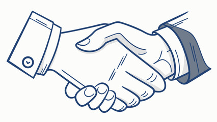 Handshake Illustration Business Agreement Concept
