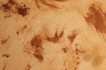 grunge rustic paper with dried blood splatter