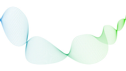 Tittel	
Vector curvy abstract line art wavy flowing dynamic colorful lines white background in concept music or sound, wave, wind, information flow	
