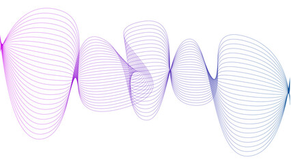 Tittel	
Vector curvy abstract line art wavy flowing dynamic colorful lines white background in concept music or sound, wave, wind, information flow	

