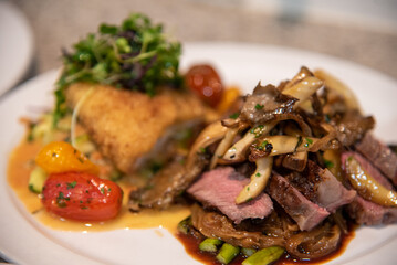 Steak and Fish