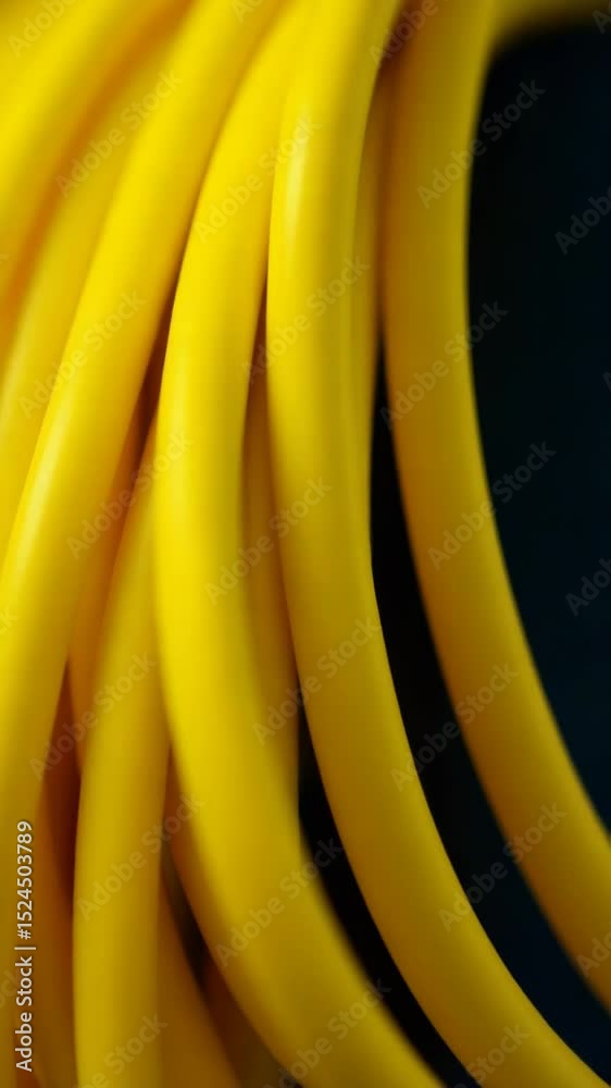 Poster close-up shot of multiple yellow bananas stacked together