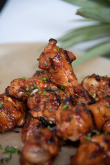 Grilled chicken wings