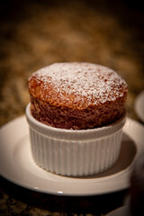 Chocolate cake on a plate