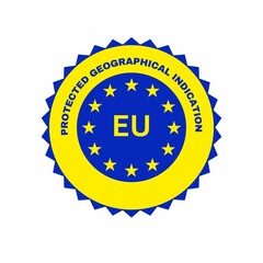 Protected GEOGRAPHICAL INDICATION Stamp. Stamp Made in Europe. Made in Europe. European made product stamp.. made in germany