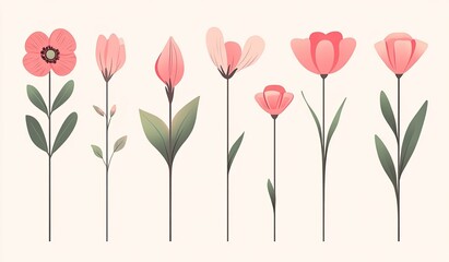 Soft Pink Flowers