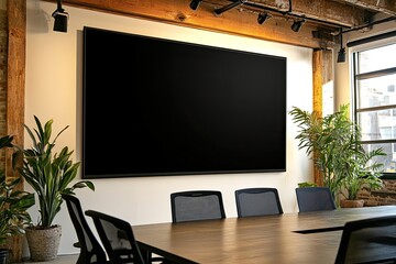 Meeting Room with Large Screen