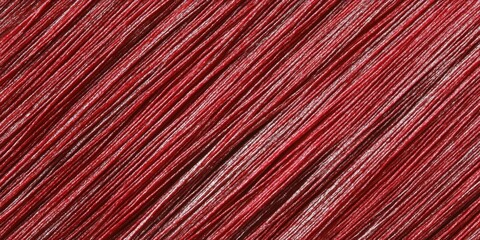 Obraz premium Red Diagonal Textured Fabric