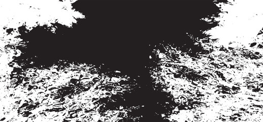 Scratched Grunge Urban Background Texture Vector. Dust Overlay Distress Grainy Grungy Effect. Distressed Backdrop Vector Illustration. Isolated Black on White Background. EPS 10.