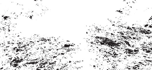 Scratched Grunge Urban Background Texture Vector. Dust Overlay Distress Grainy Grungy Effect. Distressed Backdrop Vector Illustration. Isolated Black on White Background. EPS 10.