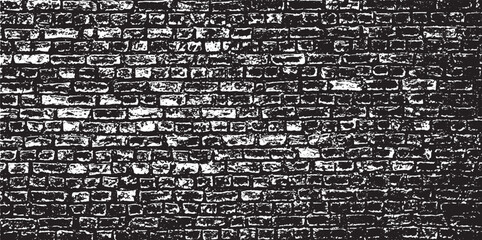 Old brick wall texture. Grunge Urban Background Vector. Distressed Grainy Grungy Overlay Effect. Vector Illustration. EPS 10.
