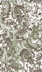 Cute baby pattern with raccon and sloth in the scandinavian style