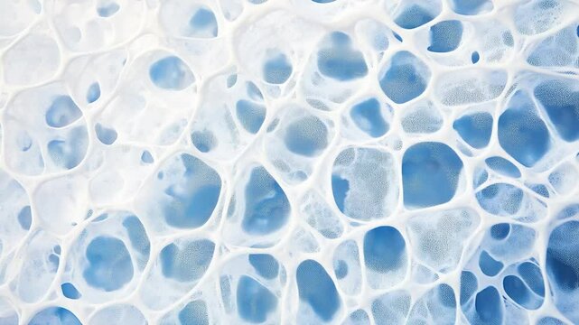 Intricate cellular structure with organic porous pattern, resembling bone tissue