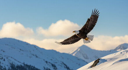 Obraz premium eagle in flight