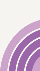 Abstract purple gradient arc design suitable for backgrounds and digital projects