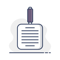 Grill pan vector icon. Kitchen appliance