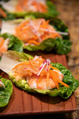 Shrimp Lettuce Bites