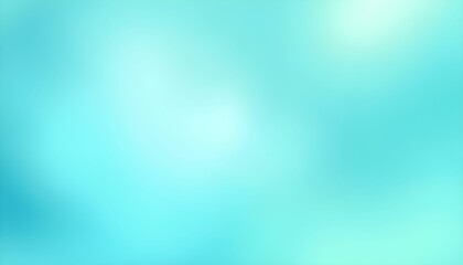 Obraz premium Abstract Teal and White Blurred Background Soft, Pastel, Gradient Texture