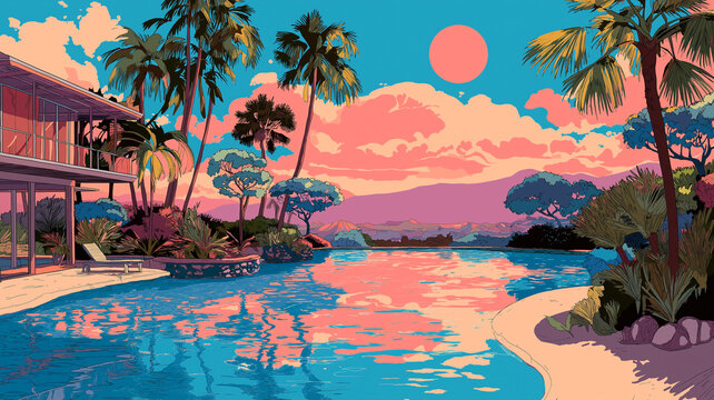 南国の風景画 南国風景 Images – Browse 98 Stock Photos, Vectors, and Video