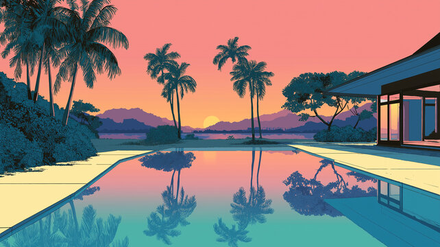 南国の風景画 南国風景 Images – Browse 98 Stock Photos, Vectors, and Video