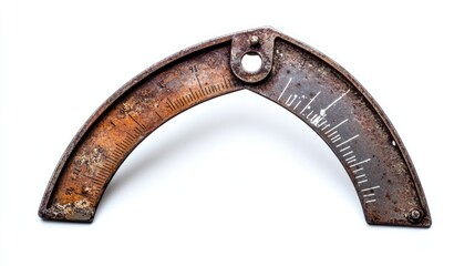 Obraz premium Rusty measuring tool