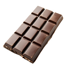 Obraz premium Delicious dark chocolate bar with smooth texture and rich flavor, perfect for desserts or snacking. Indulge in sweet experience of this delightful treat
