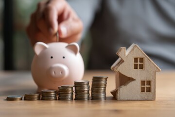 Divorce and inheritance laws managing money savings loans and investments A man organizing coins on a table