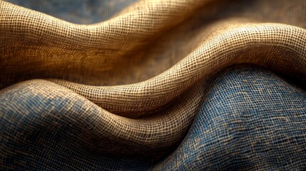 Fototapeta premium close-up of cloth folds, detailed, photorealistic texture, fabric folds, ultra-realistic style, ultra-fine details, depth of field, high resolution, movie, depth of field, 32k, ultra-resolution, rich 