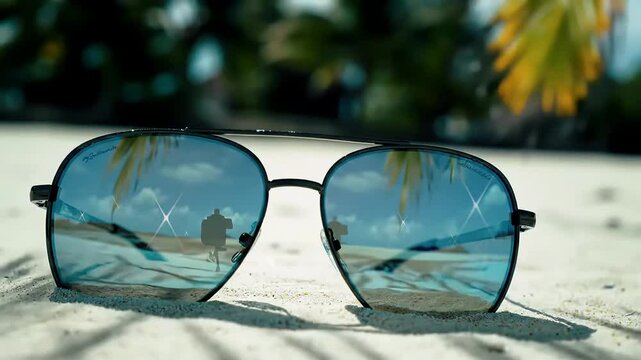 Gafas de Sol en la Arena