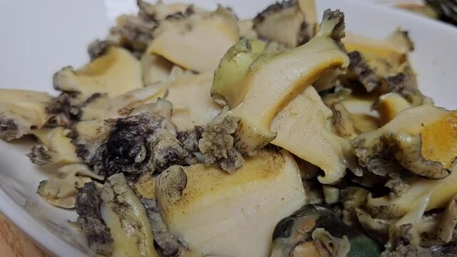 Boiled abalone dish that is good for your health
