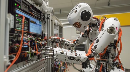 Smart sensors embedded in robotic systems for feedback and performance analysis