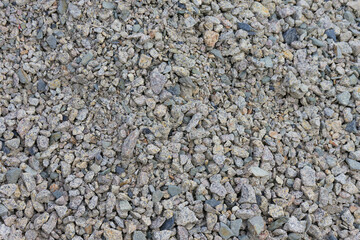 Granite Gravel Texture Background Construction Material Aggregate Stone Pile