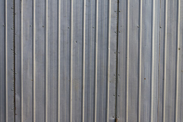 Grey Corrugated Metal Sheet Texture Background Industrial Design Element Architectural Detail Seamless Pattern Steel Wall Surface