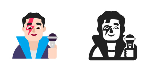 Person with Coffee Dark Hair