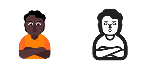 Person with Arms Crossed