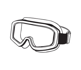 VR Icon Silhouette vector illustration,